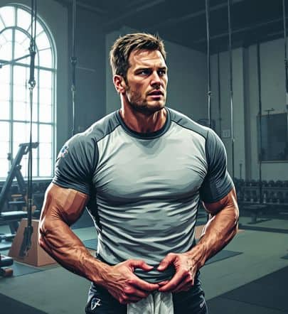 tom brady training illustration