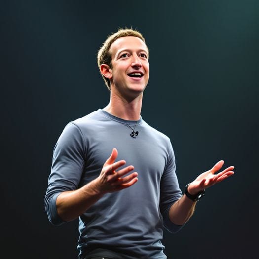Mark Zuckerberg speaking illustration 2